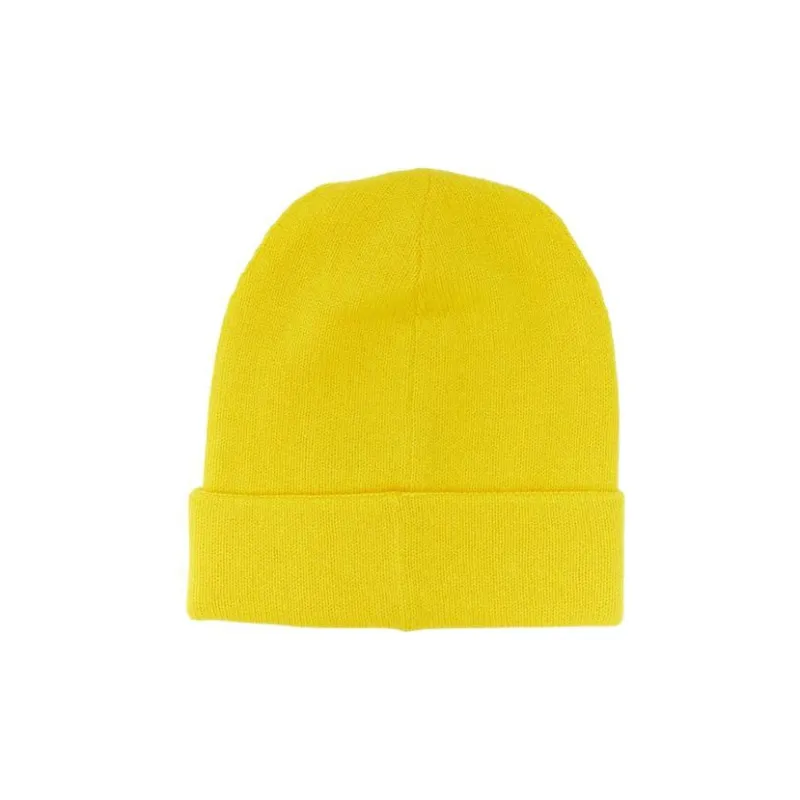 Alexander McQueen Logo Embroidered Turn Up Brim Beanie-1