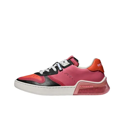 COACH Skateboard Shoes Women's Low-Top Pink