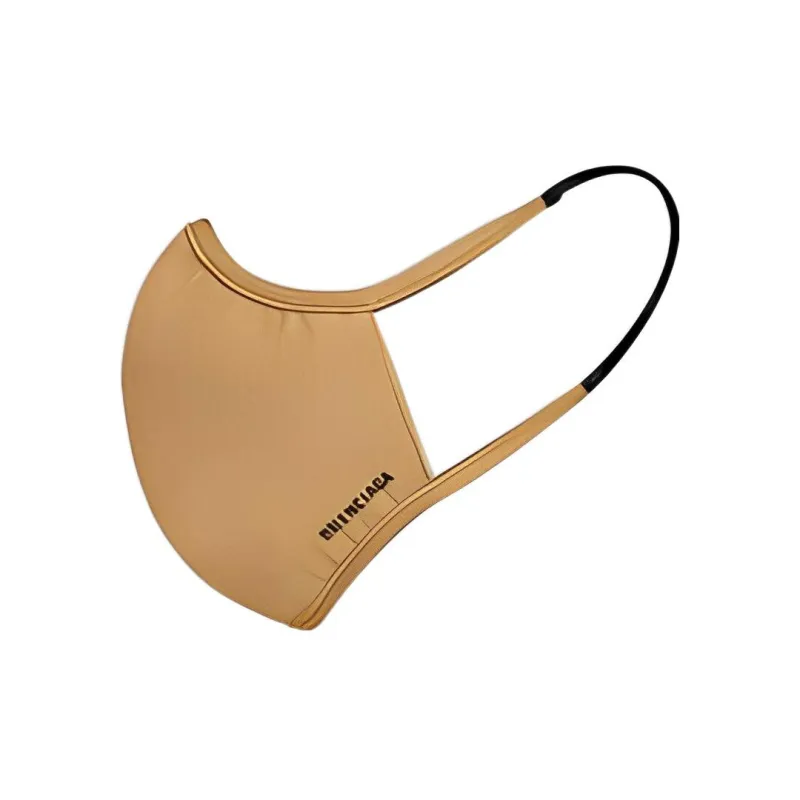 Balenciaga Nylon Face Masks Unisex Beige-1