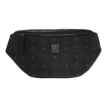 MCM Stark Belt Bag Visetos Medium Black