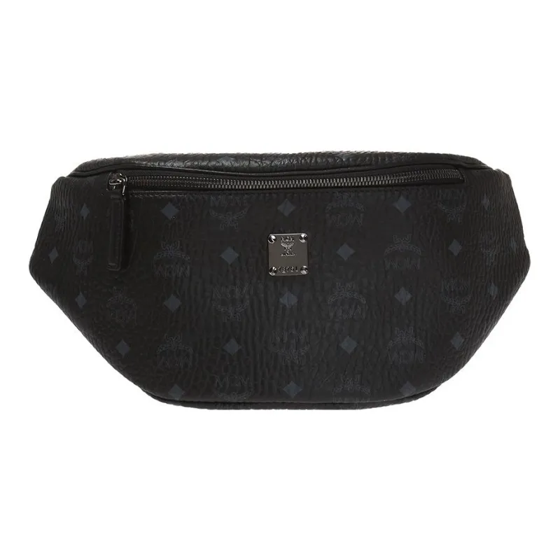 MCM Stark Belt Bag Visetos Medium Black-0