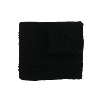 OFF WHITE Off Cable Virgin Wool Scarf