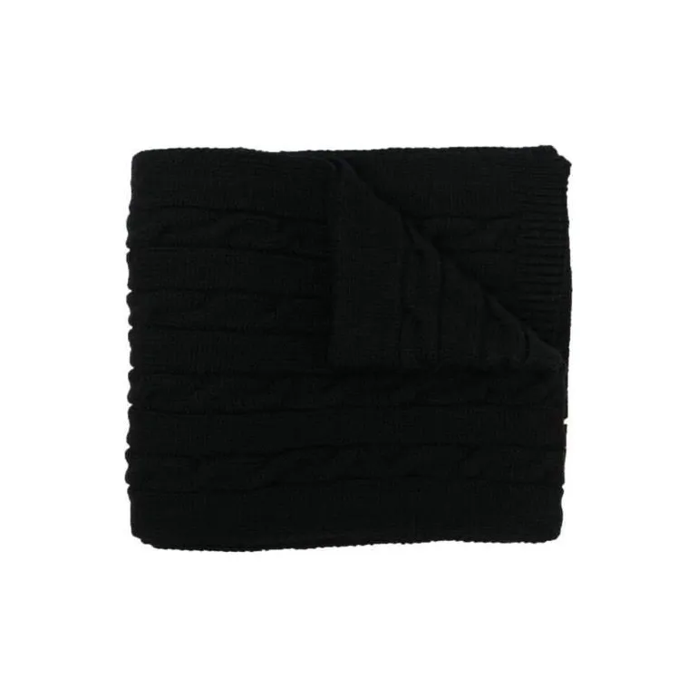 OFF WHITE Off Cable Virgin Wool Scarf-0