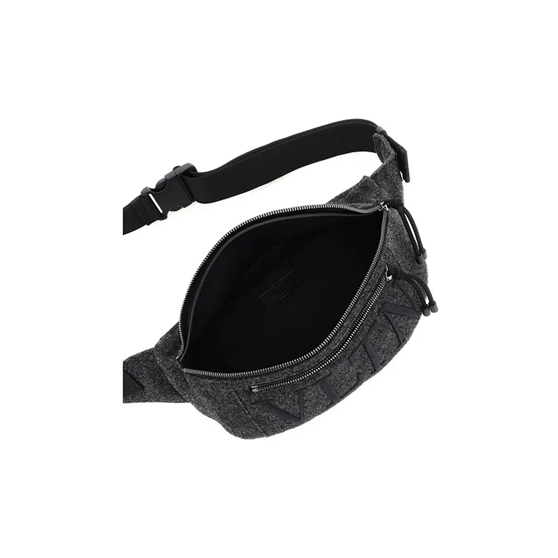 Valentino VLTN Polyester Fanny Pack Regular Men's Gray-2