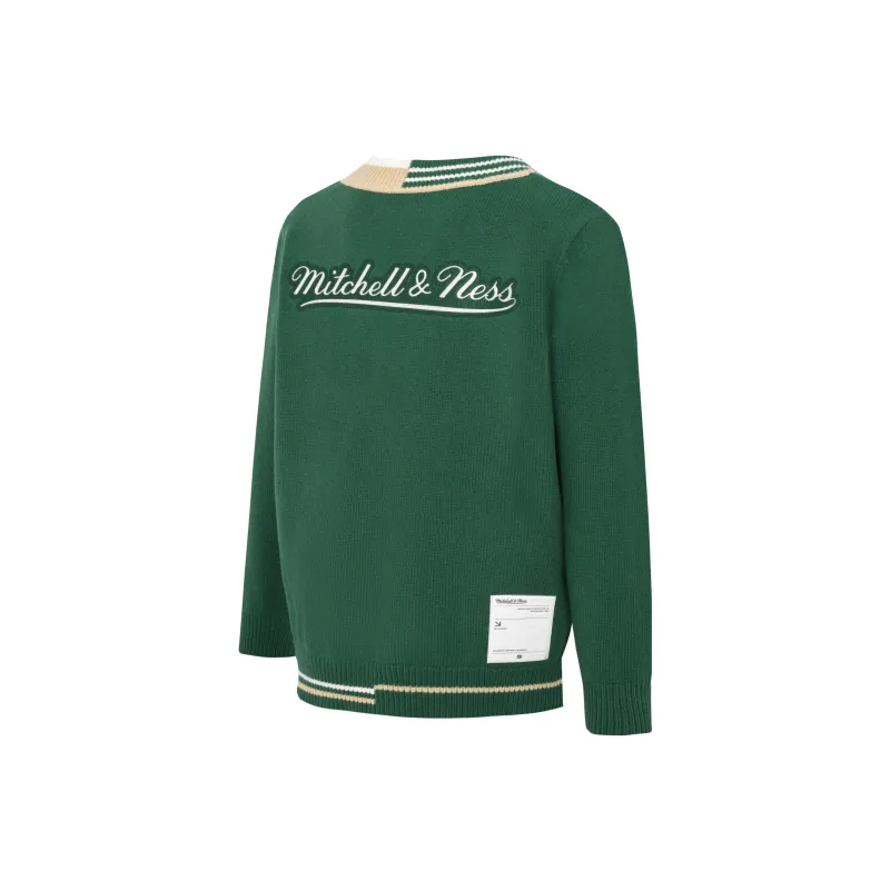 Mitchell Ness Sweaters Unisex Green-1