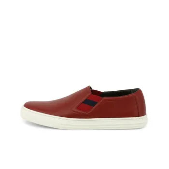 GUCCI Signature Slip On Leather 'Red'