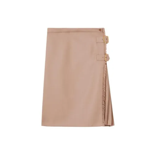 Burberry Casual Long Skirts Women's Beige