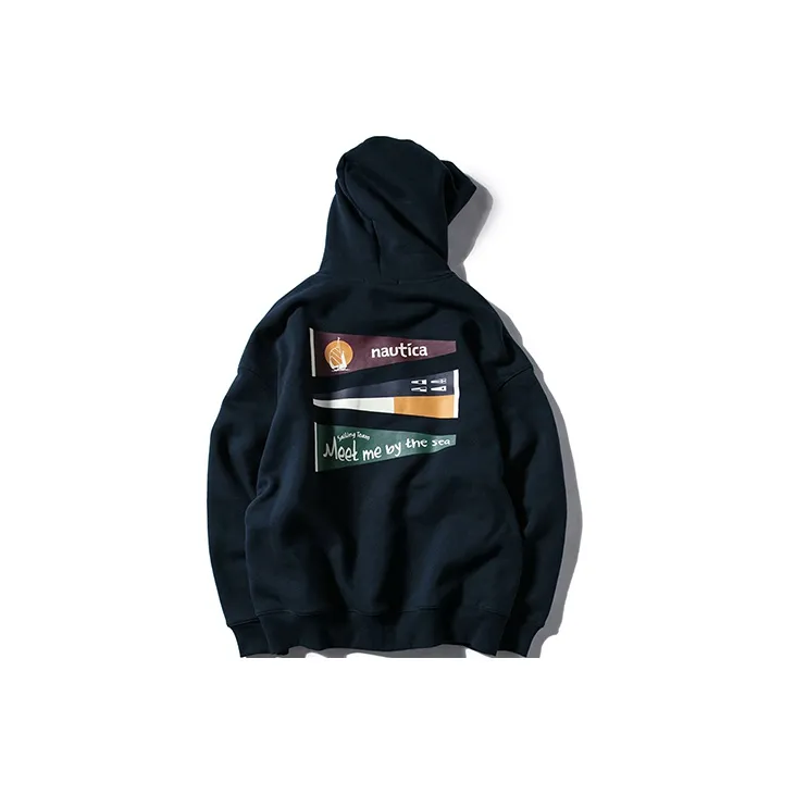 Nautica White Sail Sweatshirt Unisex-5