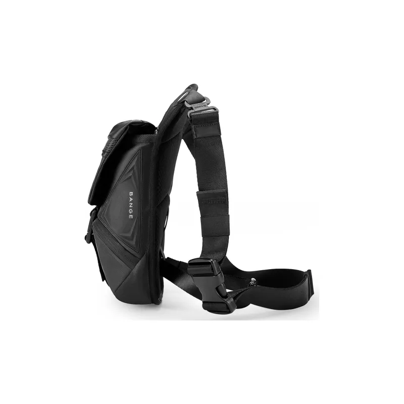 BANGE Oxford Shoulder Bag Crossbody Bag Regular Men's Black-3