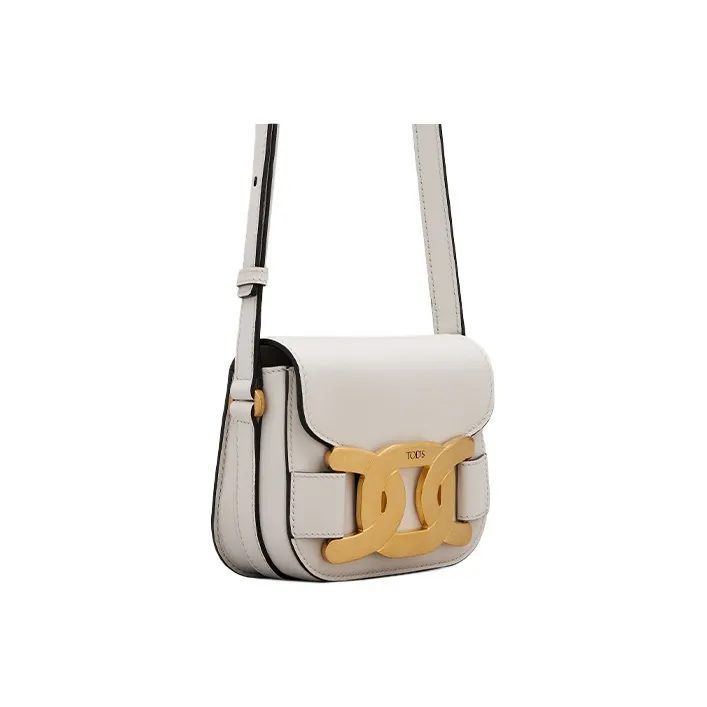 TOD'S KATE Smooth Leather Shoulder Bag Crossbody Bag Mini Women's White-1