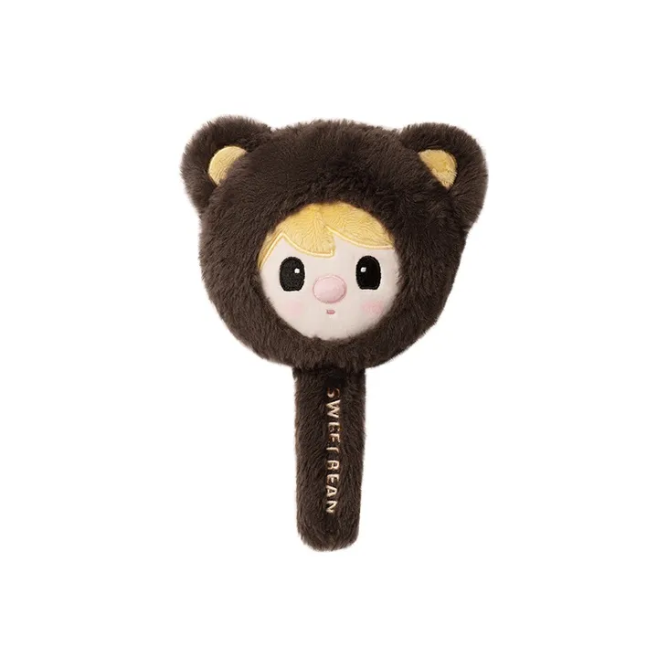 POP MART Little Sweet Bean Animal Housekeeping Collection Handheld Plush Mirror Doll Product 23cm-2