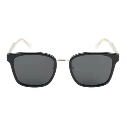 GUCCI Black-Crystal/Grey Soft Square Men's Sunglasses-5