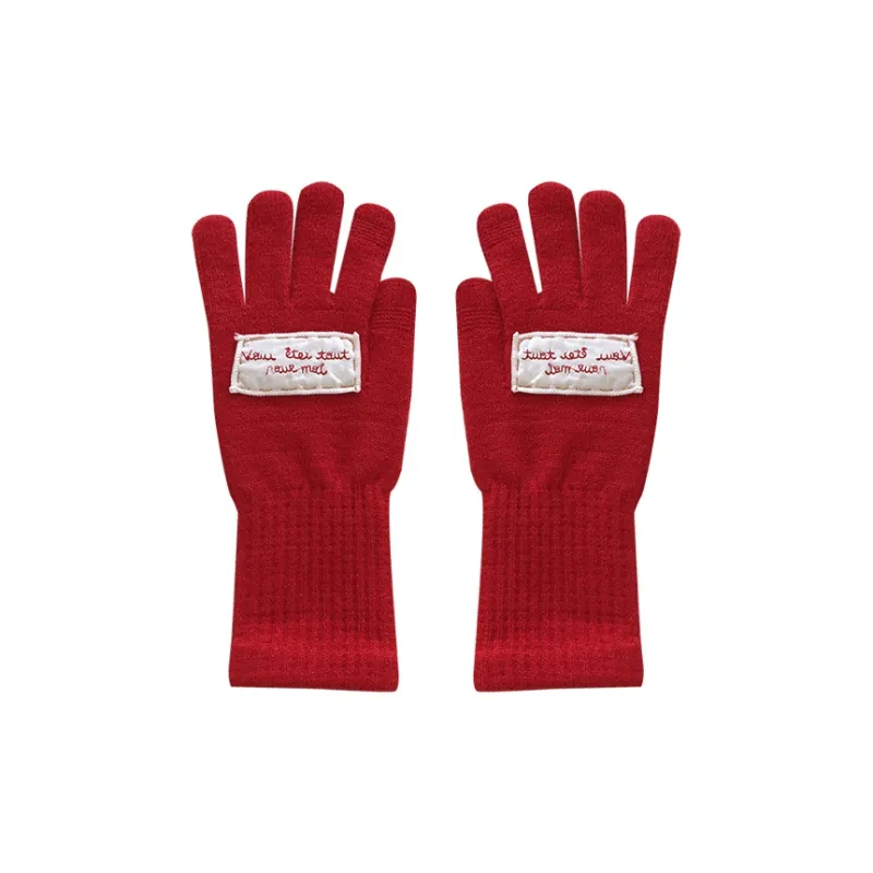 MUSTKOO Knit Gloves Unisex-12