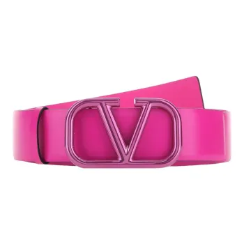 Valentino Leather Belts Women's Rose Red