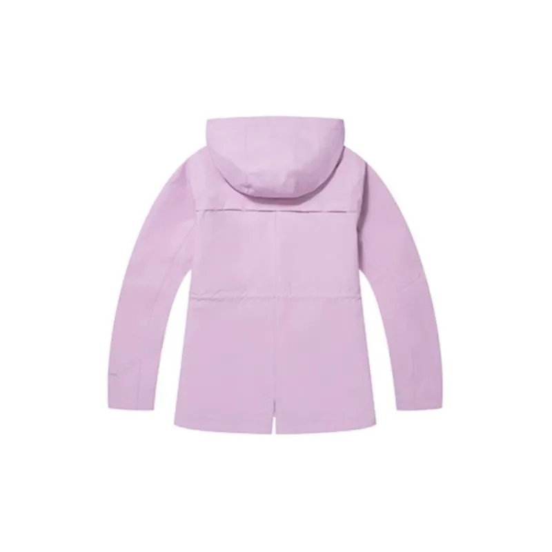 Columbia City Outdoor Collection Waterproof And Windproof To Keep Warm Windbreaker Jacket Women's Light Purple-1