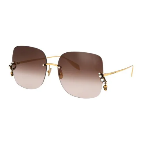 Alexander McQueen Rectangle-Frame Sunglasses