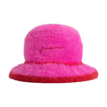 Jacquemus Le Bob Neve Fluffy Bucket Hat