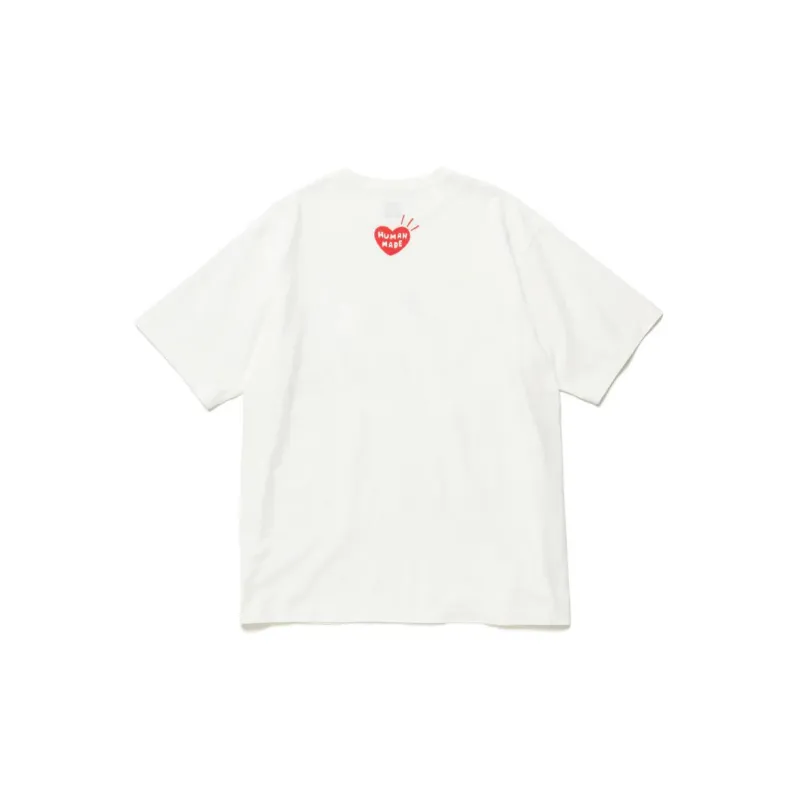 HUMAN MADE HUMAN MADE X Keiko Sootome Co branded Series T Shirts Unisex White-1