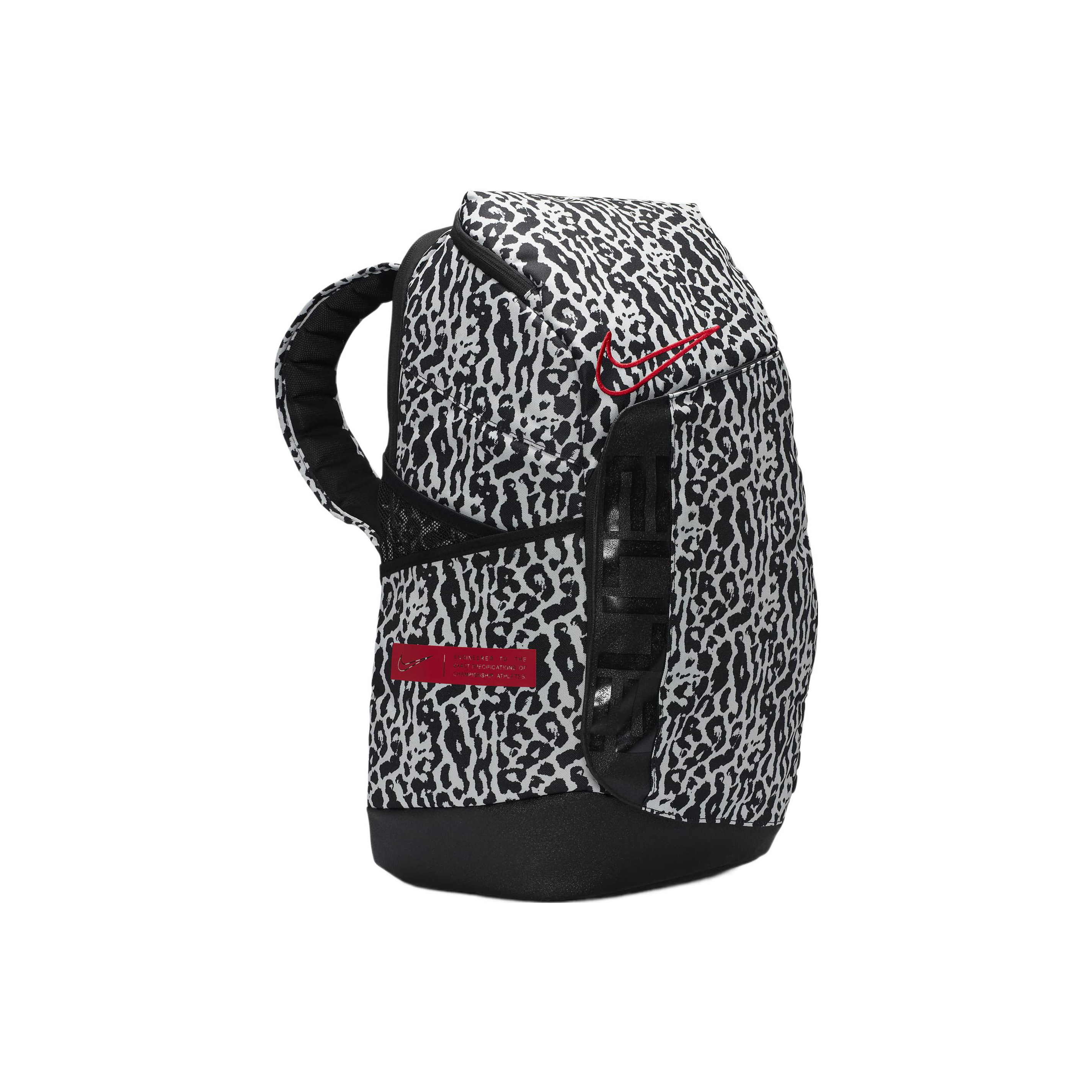 Nike Hoops Elite Pro 32L Printed Backpacks Grey/Black Gray