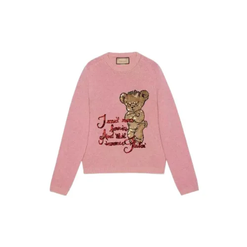 GUCCI X Harry Styles Co-branded Sweaters Women's Pink