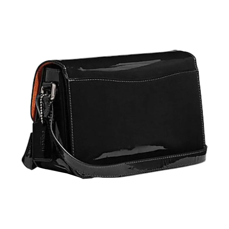 COACH Studio Cow Leather Small Square Bag, Crossbody Bag, Shoulder Bag Women's Black-1