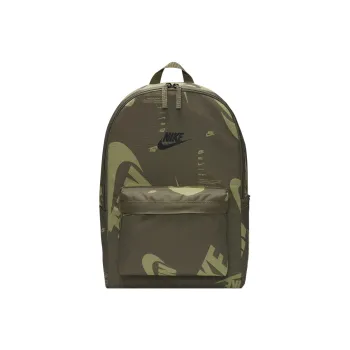 Nike Heritage Fabric Backpack Regular Unisex Olive Green