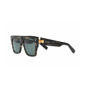 BALMAIN Balmnain Eyewear X Akoni Tortoiseshell Effect Sunglasses