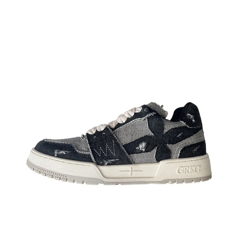 GRKC PAST V1 GRIM Stylish Skateboarding Shoes Unisex Black-0