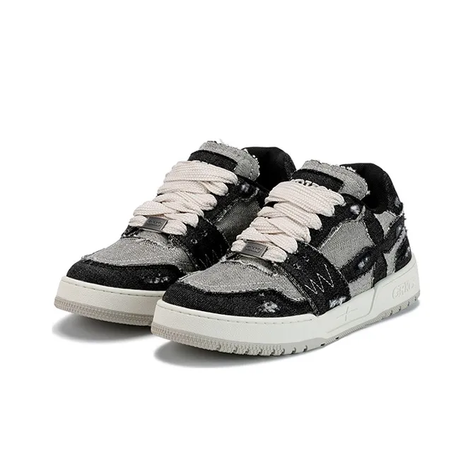 GRKC PAST V1 GRIM Stylish Skateboarding Shoes Unisex Black-1
