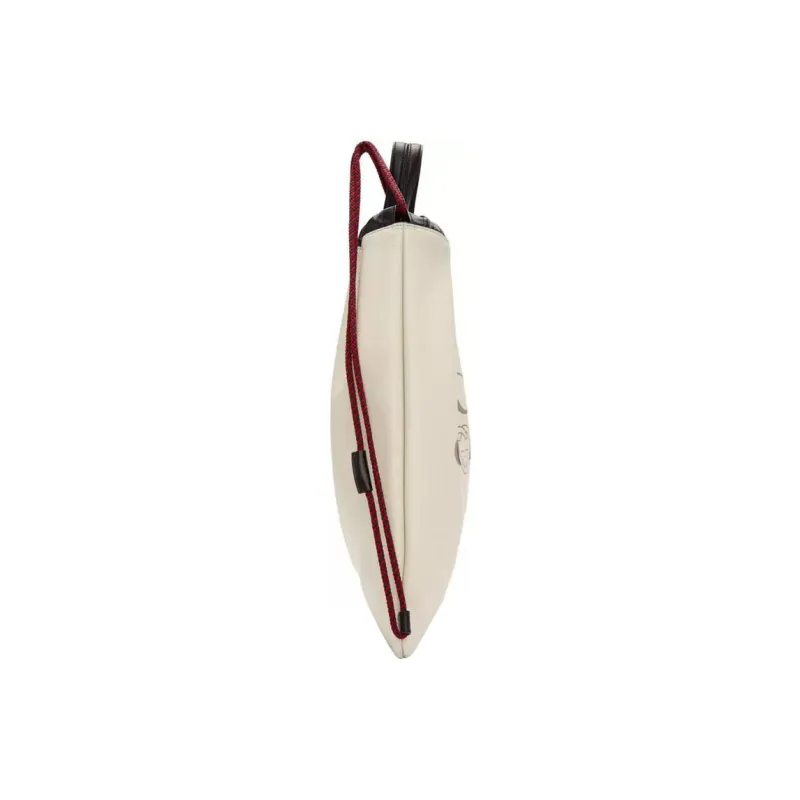 GUCCI Cow Leather Backpack Medium Size Unisex White-3
