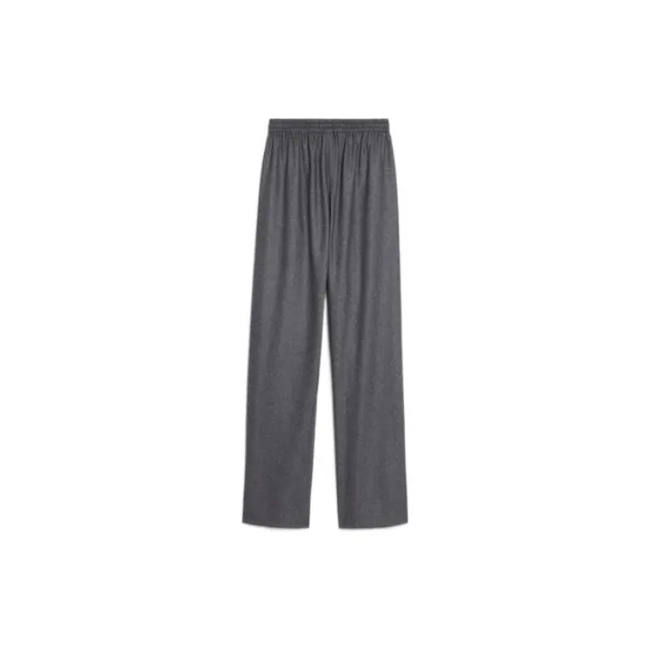 CELINE Straight Fit Track Pants In Prince Of Wales Cashmere-1