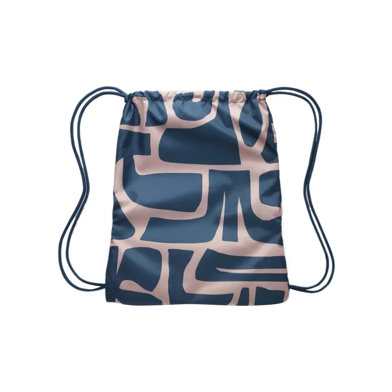 Nike Fabric Gym Bag Backpack Regular Unisex Embroidered Straw Blue-1
