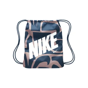 Nike Fabric Gym Bag Backpack Regular Unisex Embroidered Straw Blue