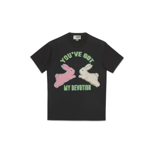 GUCCI X Harry Styles Co-branded T-Shirts Unisex Black