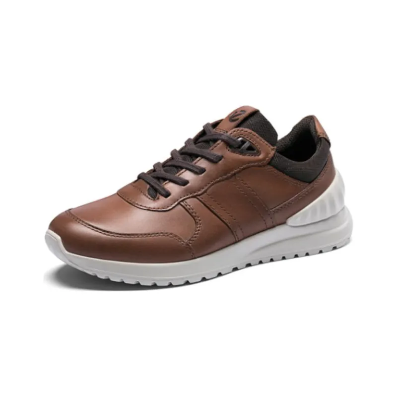 Ecco Ya Yue Lite Model Low Top Casual Shoes Men's Brown-1