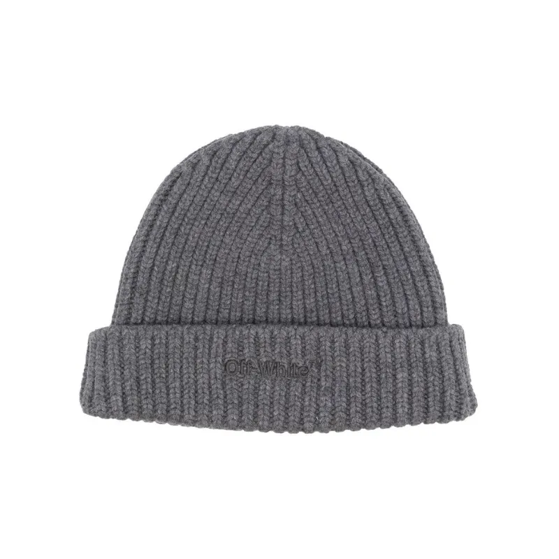 OFF WHITE Helvet Medium Beanie-0