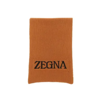Zzegna Knit Scarves Men Brown