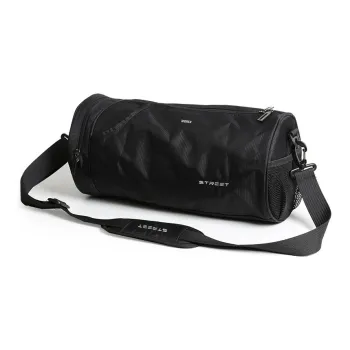 RIOREX Polyamide Travel Bag Shoulder Bag Crossbody Bag Training Bag Gym Bag Large Size Unisex Black/Blue