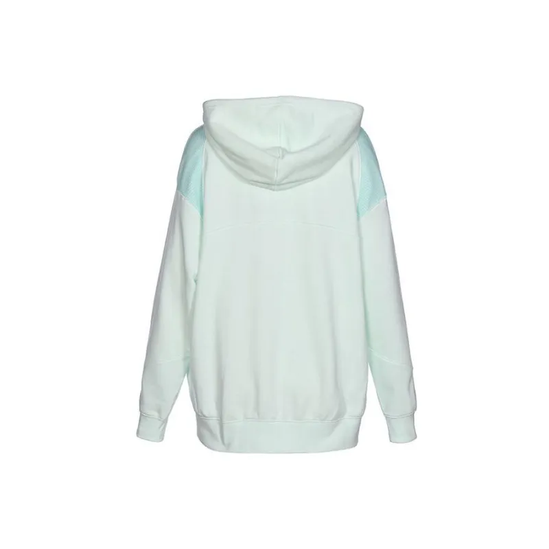 Nike Air Sportswear Knit Hooded Pullover Sweatshirt Green-1