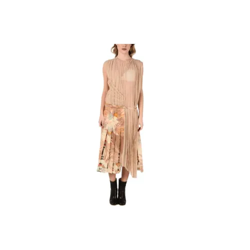 Maison Margiela Sleeveless Dresses Women's Nude