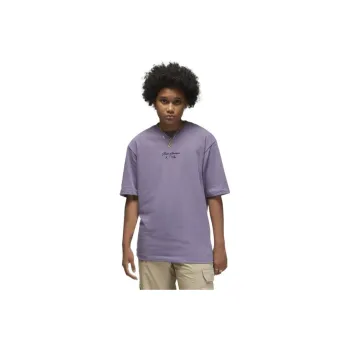 Jordan Set in Sleeve T Shirt Women's Dawn Dark Purple