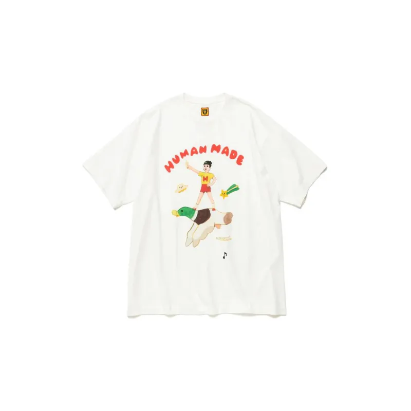 HUMAN MADE HUMAN MADE X Keiko Sootome Co branded Series T Shirts Unisex White-0