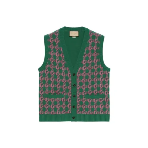 GUCCI X Harry Styles Co-branded Vests Unisex Green