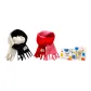 2 Pack (Black White Red)+Polka Dot Box