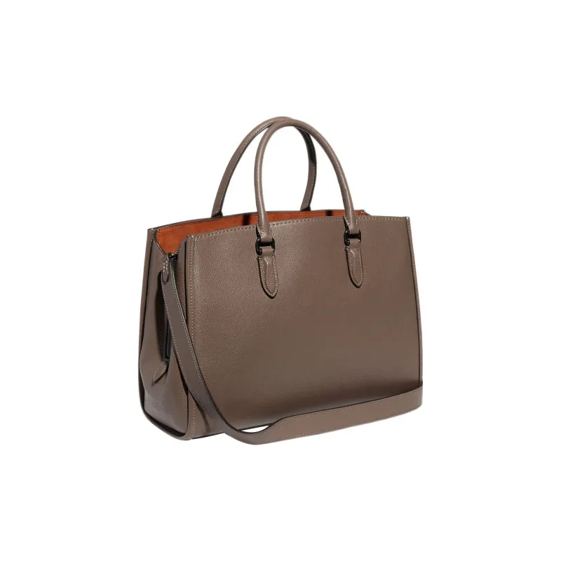 COACH Brooke Cow Leather Tote Bag Shopping Bag Shoulder Bag Crossbody Bag Handbag Large Size Women's Gray-1