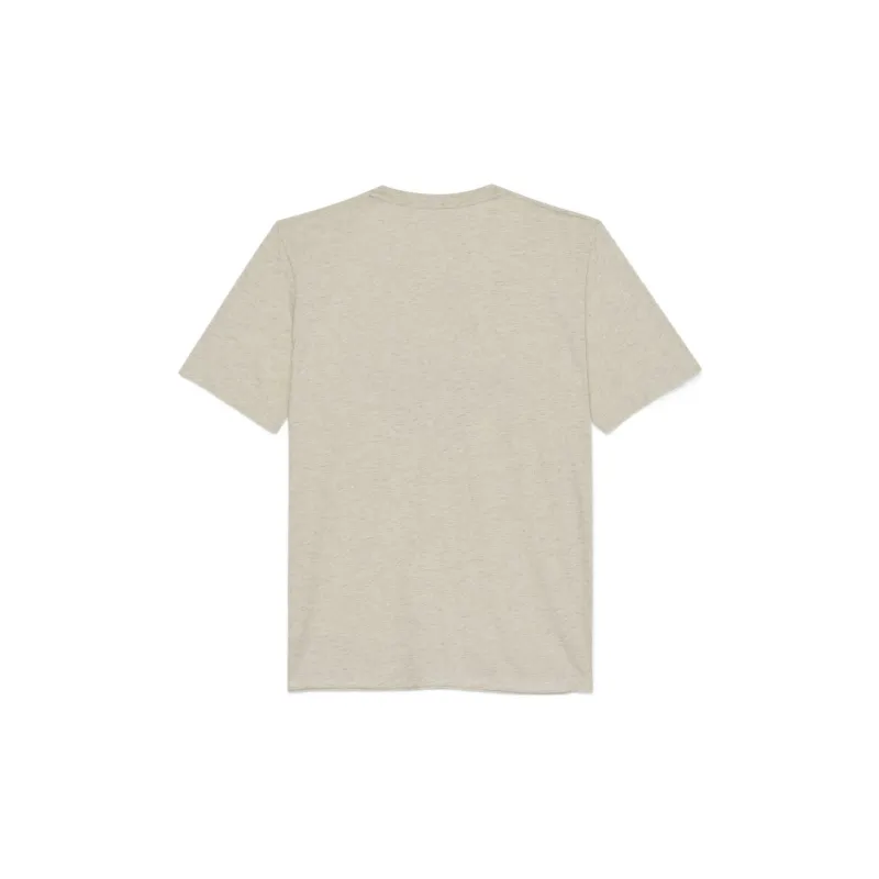 SAINT LAURENT Rive Droite Series T-Shirts Unisex Ecru-1