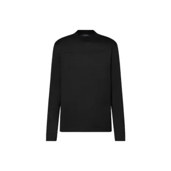 LOUIS VUITTON Lv 3D Embroidered Long Sleeved Tshirt