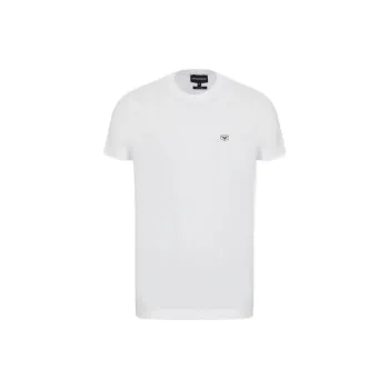 EMPORIO ARMANI Supima Jersey T shirt With Micro Logo Patch