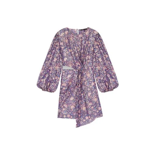 Maje Long-Sleeved Dresses Women's Purple