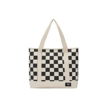 Vans Cotton Tote Bag, Shopping Bag, Shoulder Bag, Handbag Regular Unisex Black White